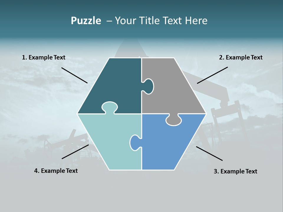 Environment Silhouette Energy PowerPoint Template