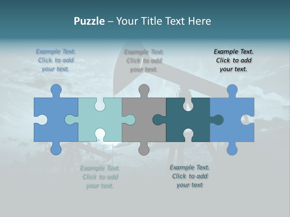 Environment Silhouette Energy PowerPoint Template