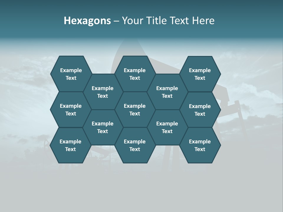 Environment Silhouette Energy PowerPoint Template