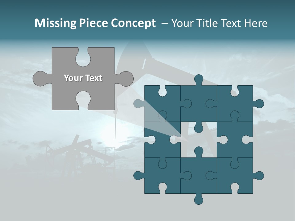 Environment Silhouette Energy PowerPoint Template