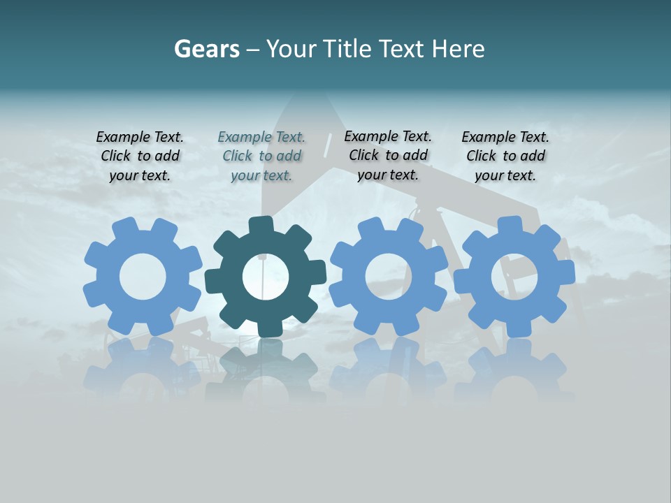 Environment Silhouette Energy PowerPoint Template