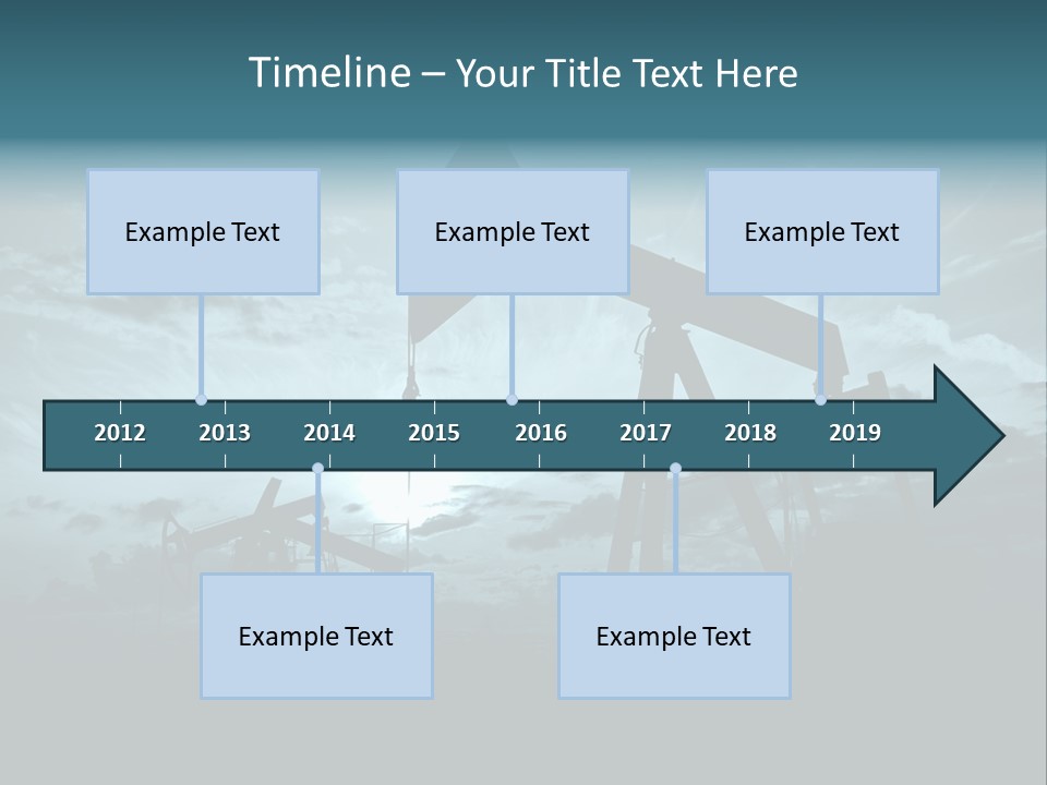Environment Silhouette Energy PowerPoint Template