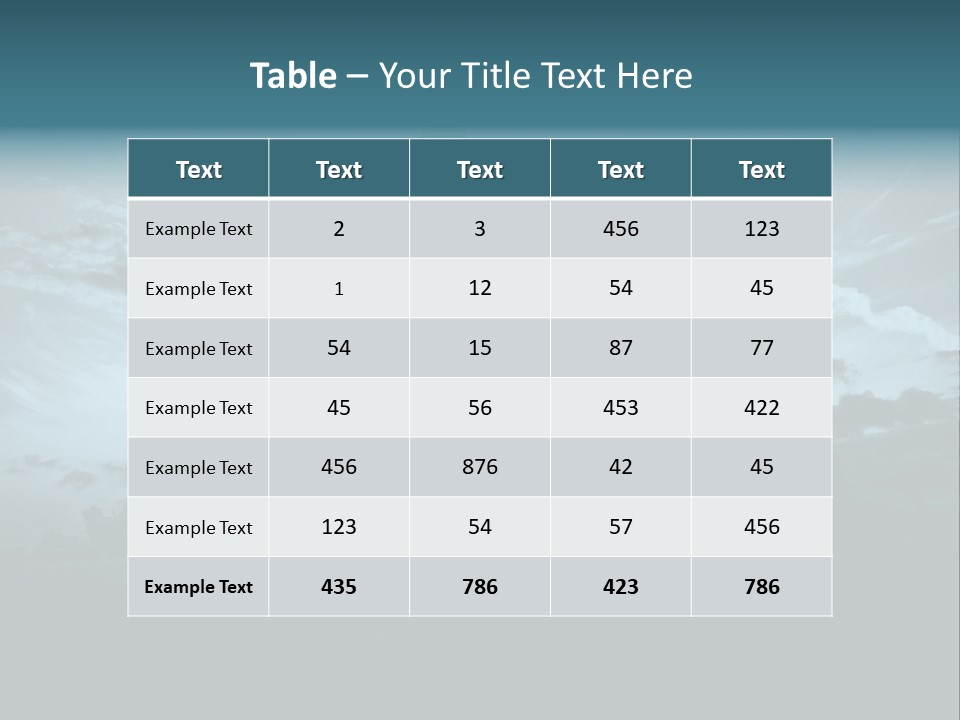 Environment Silhouette Energy PowerPoint Template