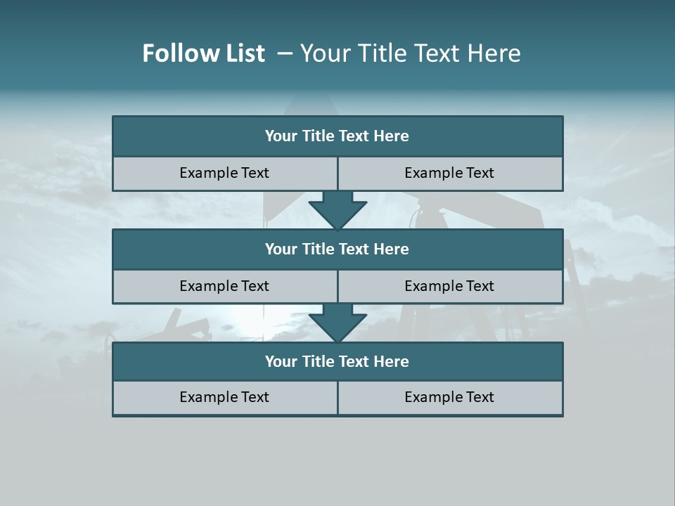 Environment Silhouette Energy PowerPoint Template