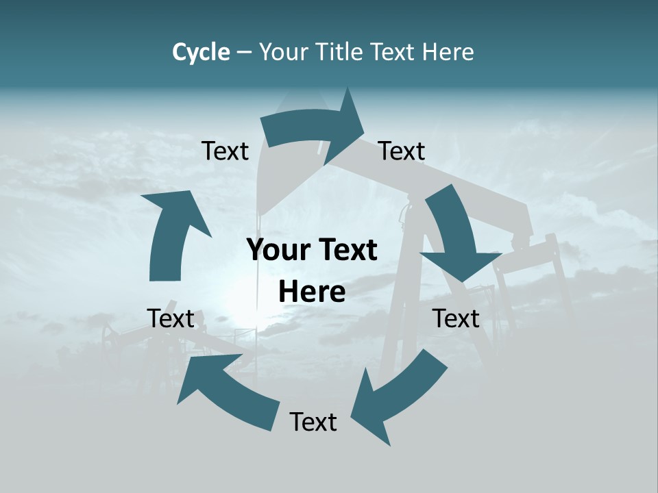 Environment Silhouette Energy PowerPoint Template