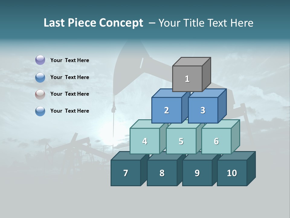 Environment Silhouette Energy PowerPoint Template