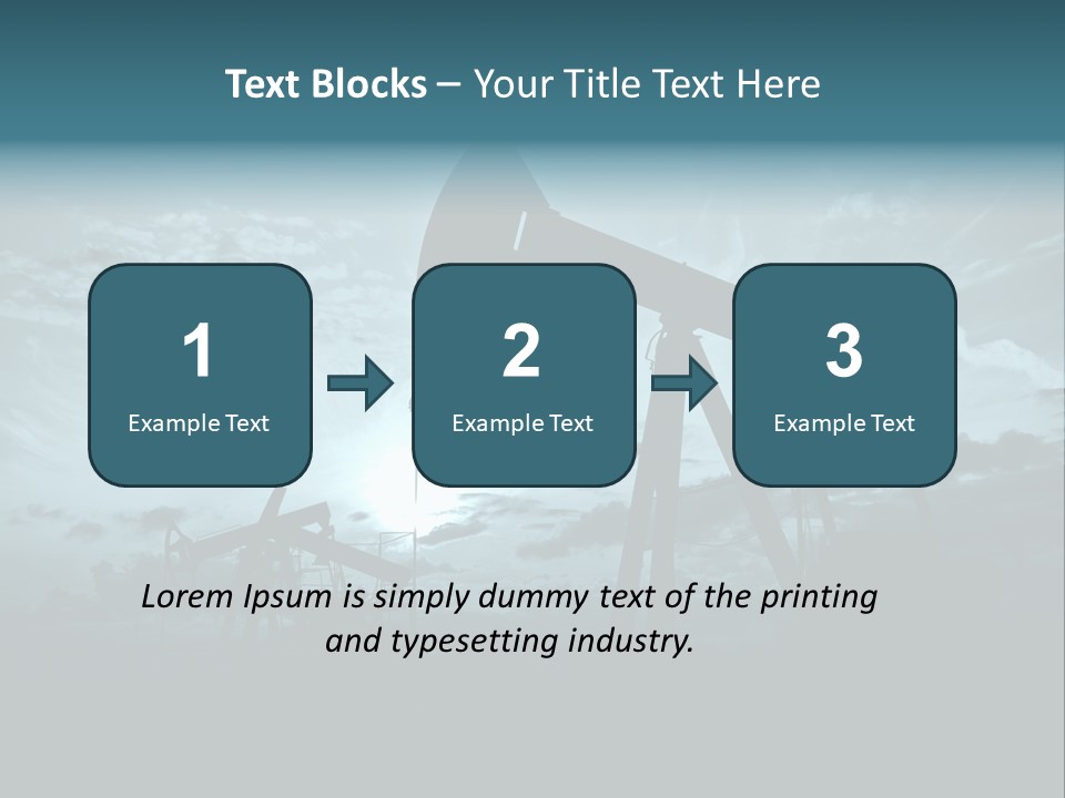 Environment Silhouette Energy PowerPoint Template
