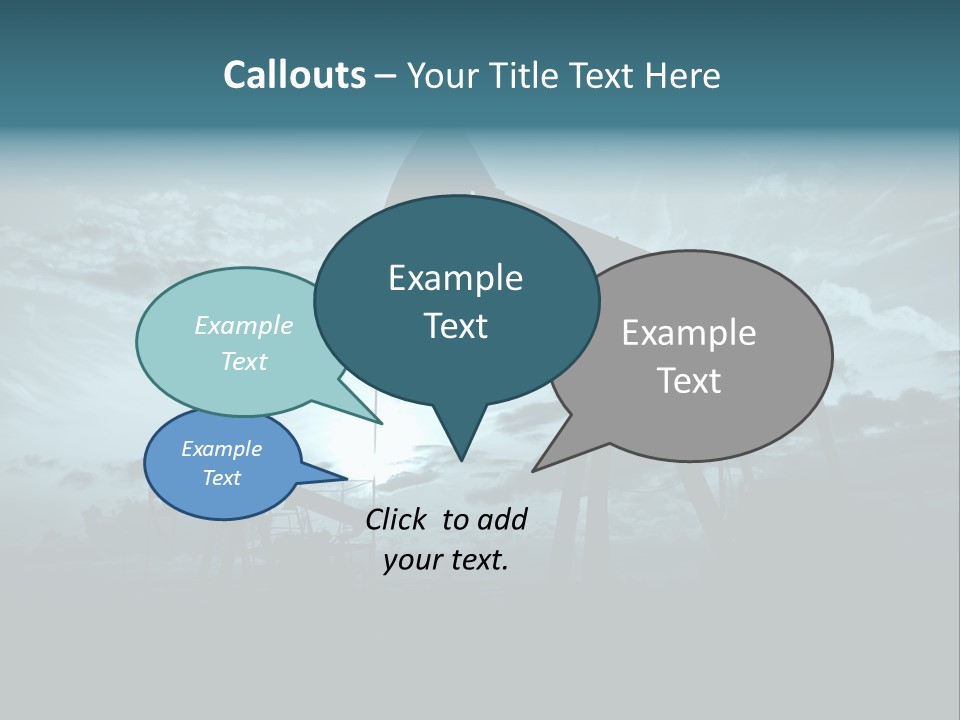 Environment Silhouette Energy PowerPoint Template