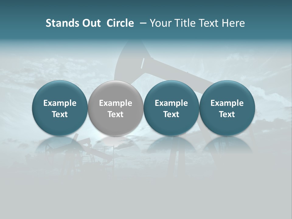 Environment Silhouette Energy PowerPoint Template