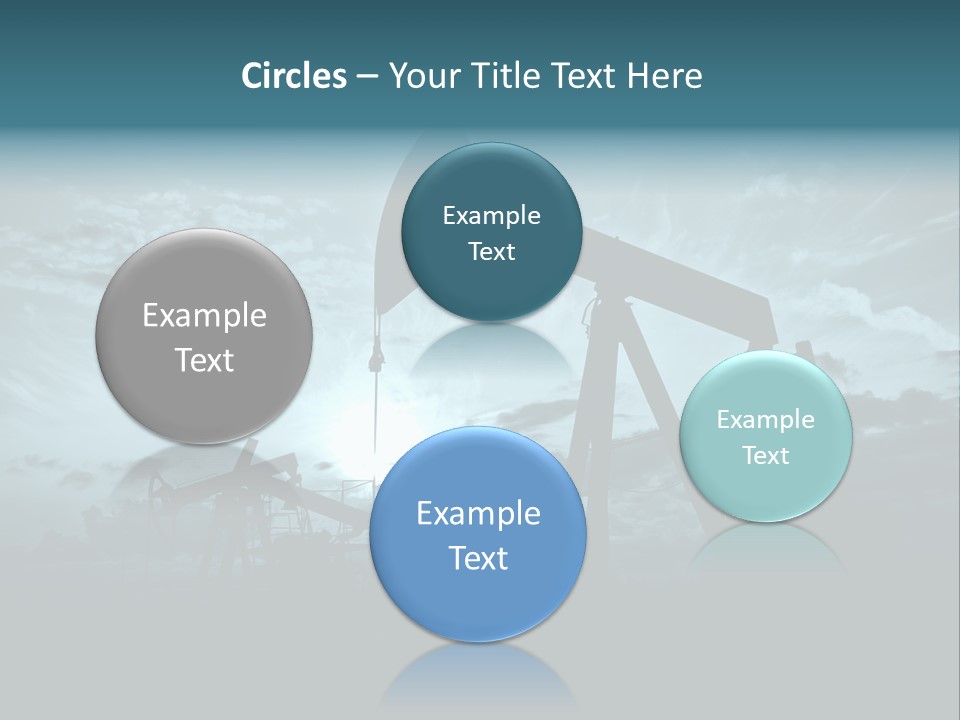 Environment Silhouette Energy PowerPoint Template