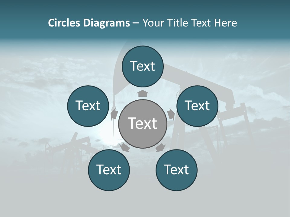 Environment Silhouette Energy PowerPoint Template