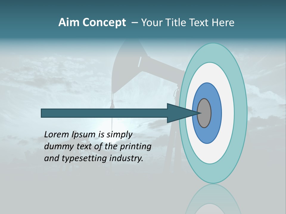 Environment Silhouette Energy PowerPoint Template