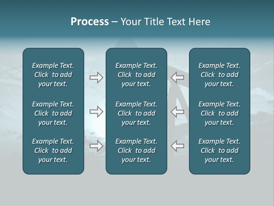 Environment Silhouette Energy PowerPoint Template