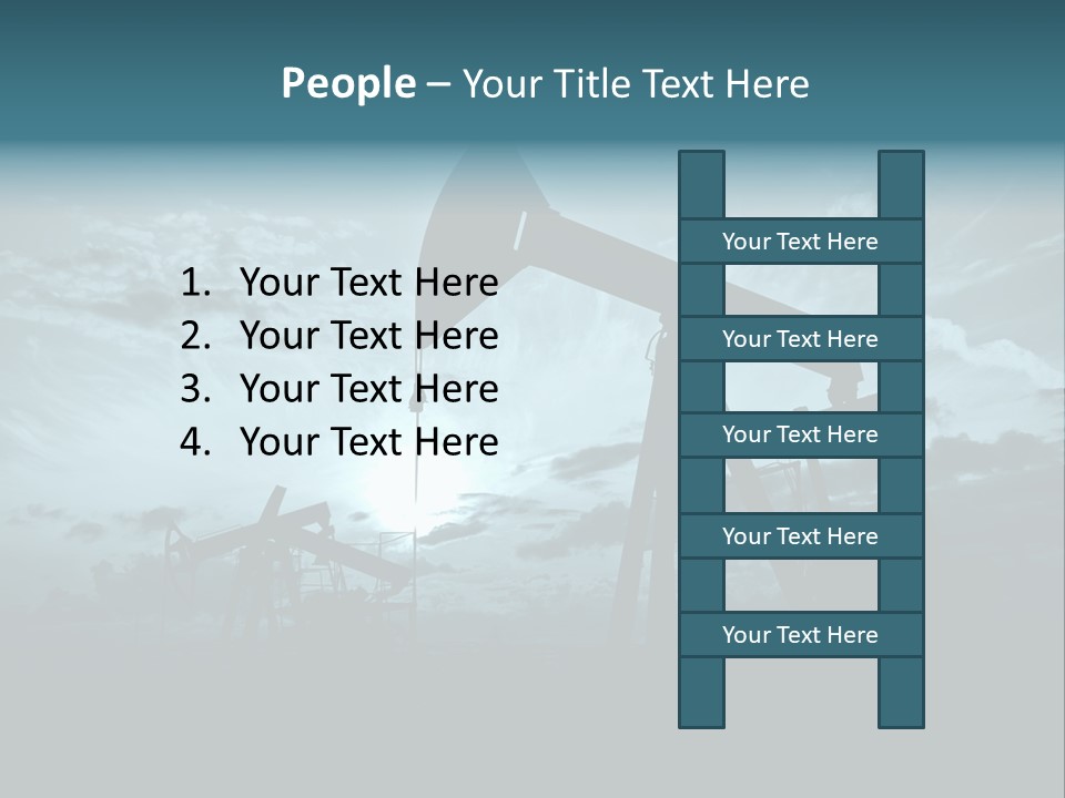 Environment Silhouette Energy PowerPoint Template