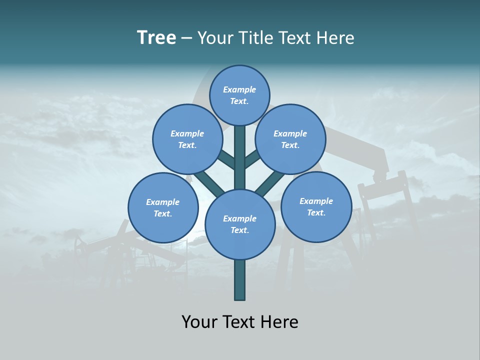 Environment Silhouette Energy PowerPoint Template