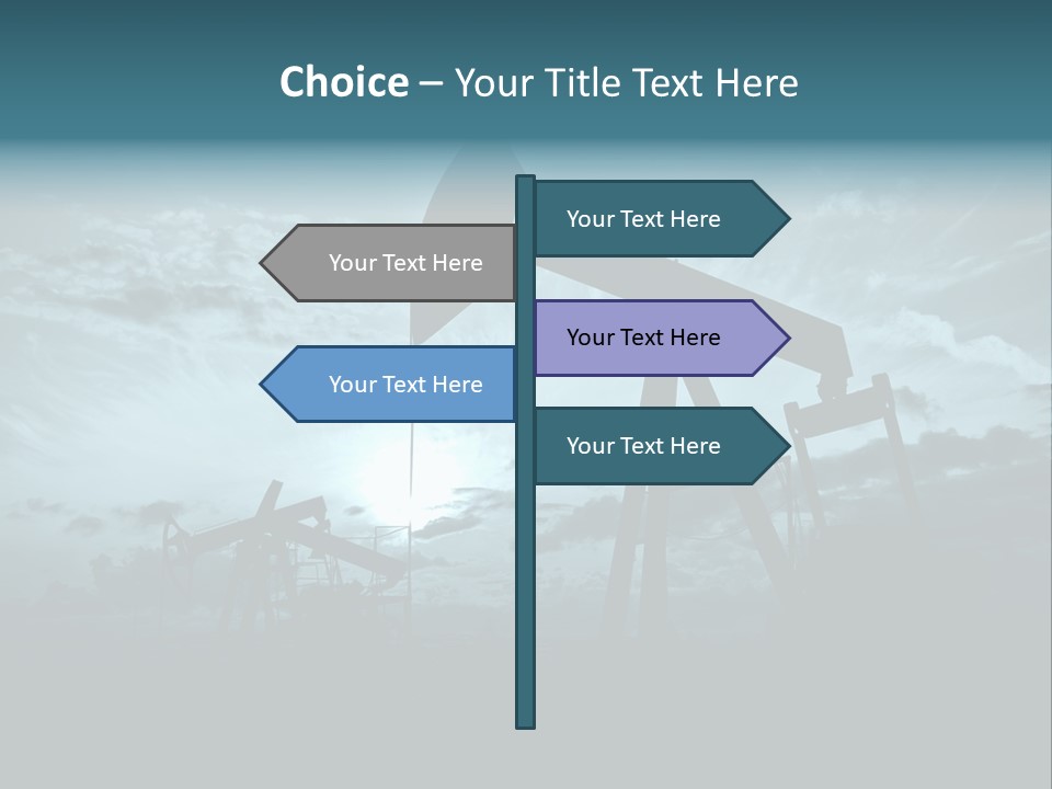 Environment Silhouette Energy PowerPoint Template