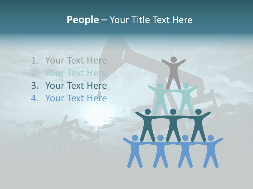 Environment Silhouette Energy PowerPoint Template