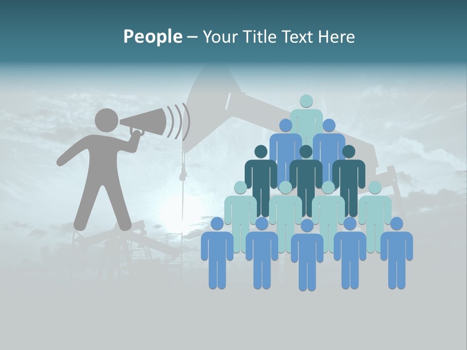 Environment Silhouette Energy PowerPoint Template