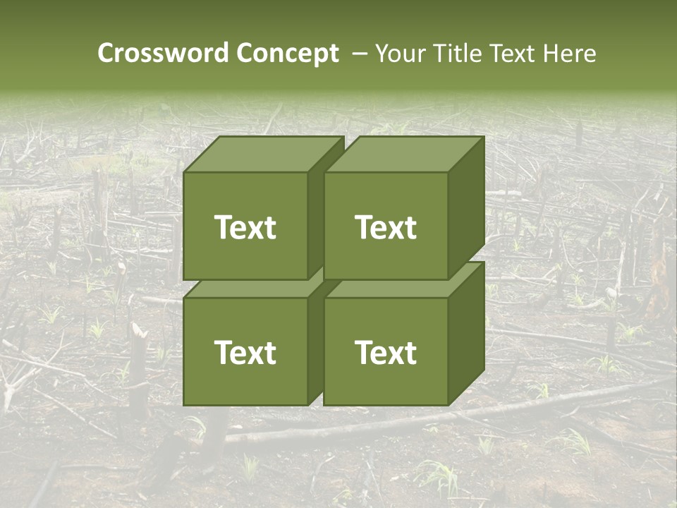 Corn Amazon Farm PowerPoint Template