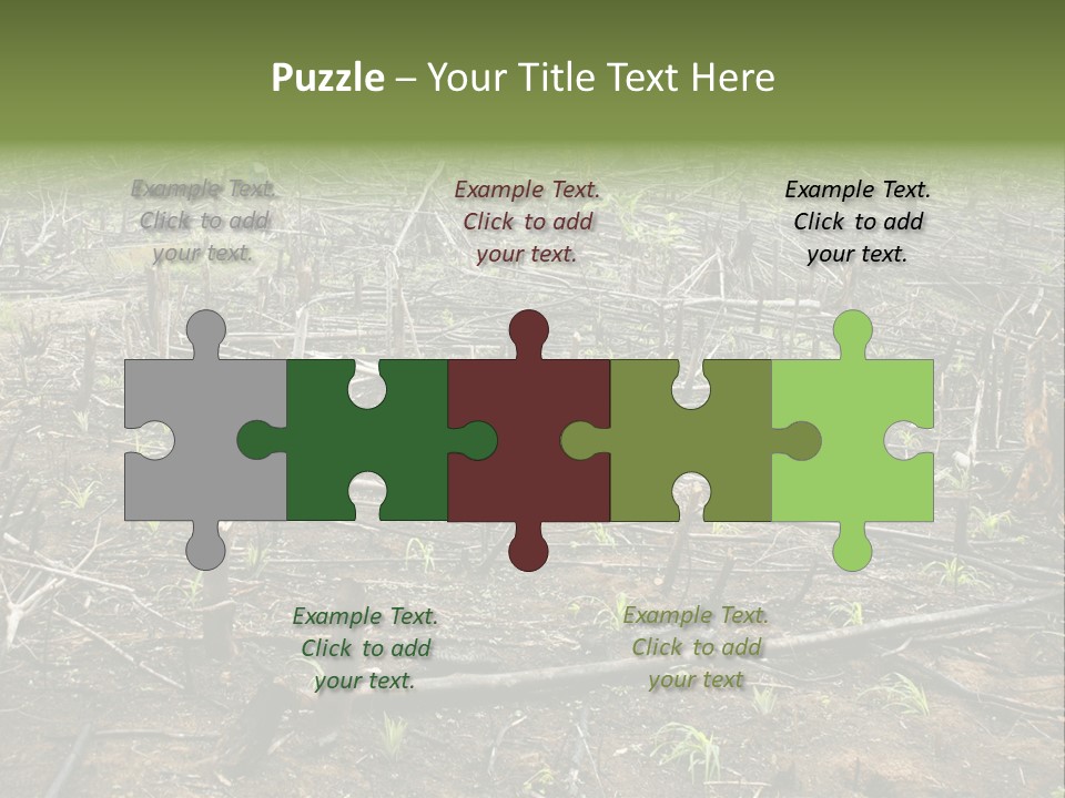 Corn Amazon Farm PowerPoint Template