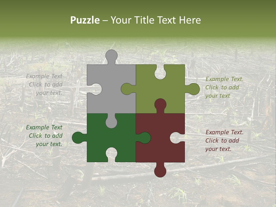 Corn Amazon Farm PowerPoint Template