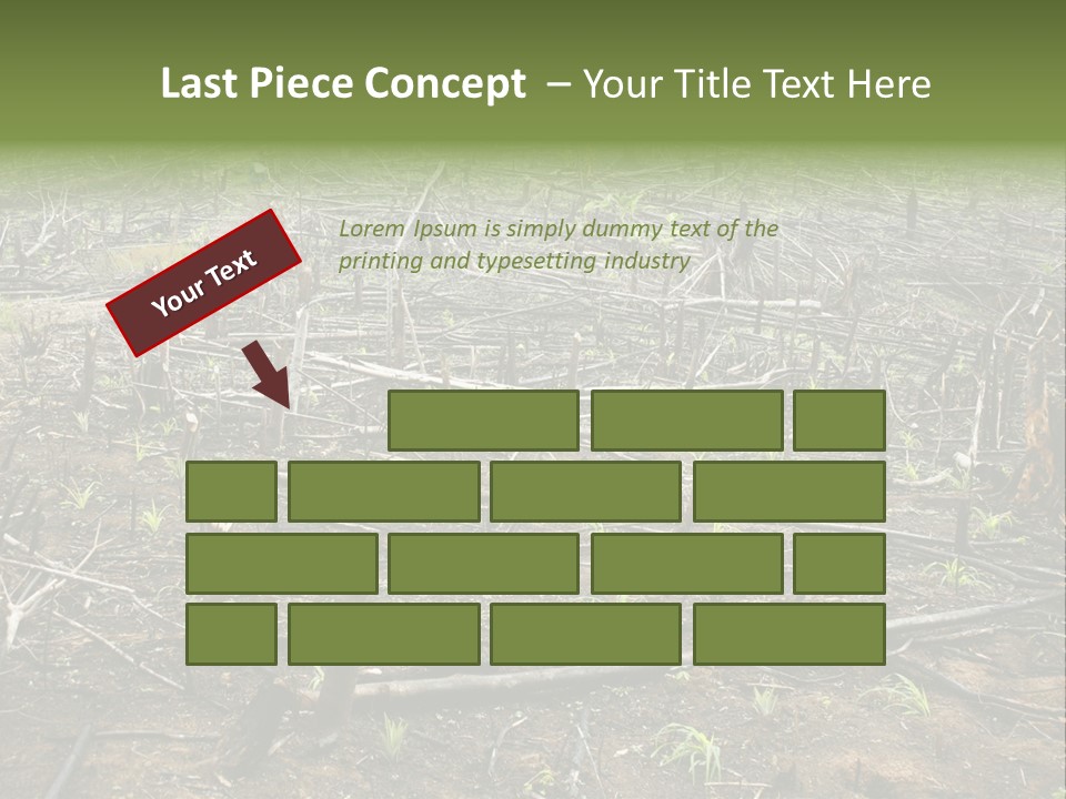 Corn Amazon Farm PowerPoint Template