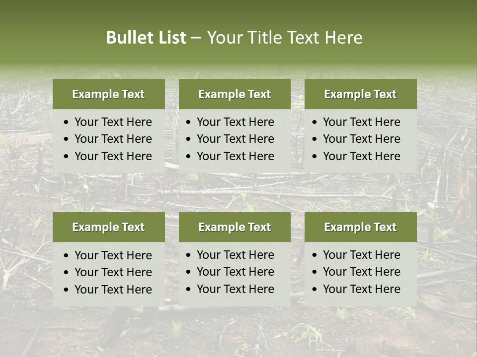 Corn Amazon Farm PowerPoint Template