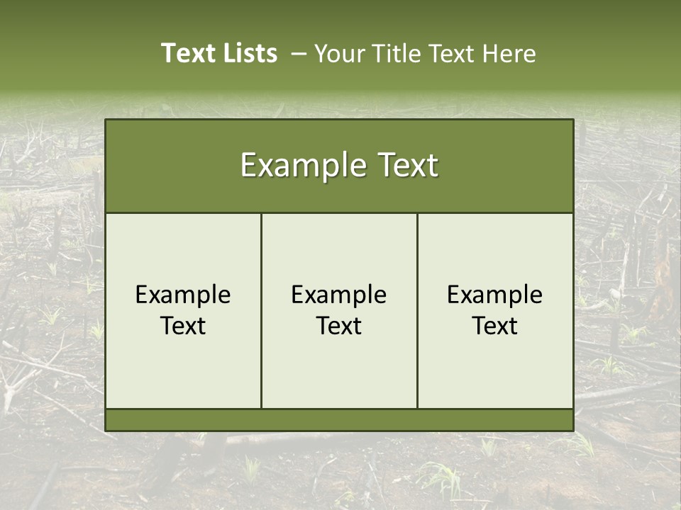 Corn Amazon Farm PowerPoint Template