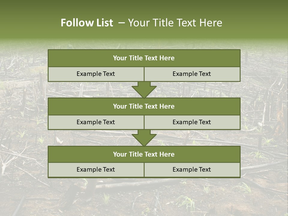 Corn Amazon Farm PowerPoint Template