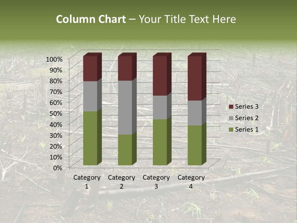 Corn Amazon Farm PowerPoint Template