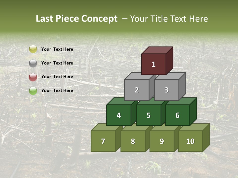 Corn Amazon Farm PowerPoint Template