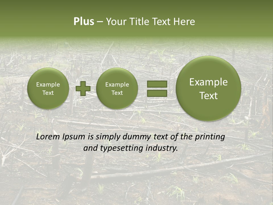 Corn Amazon Farm PowerPoint Template