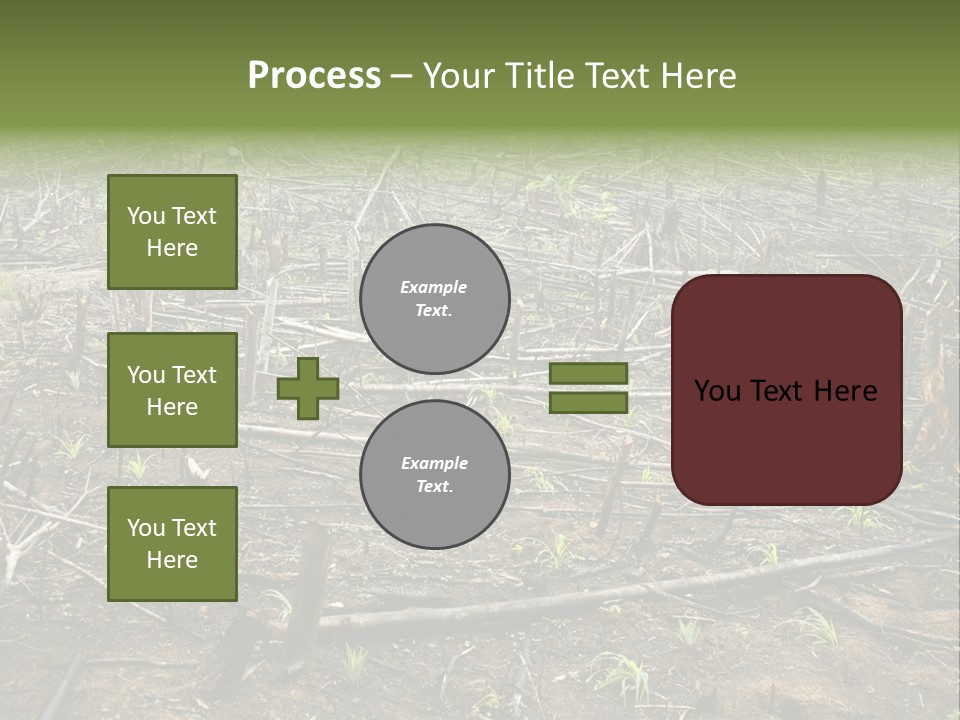 Corn Amazon Farm PowerPoint Template
