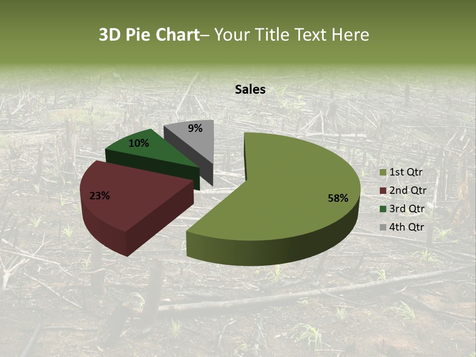 Corn Amazon Farm PowerPoint Template