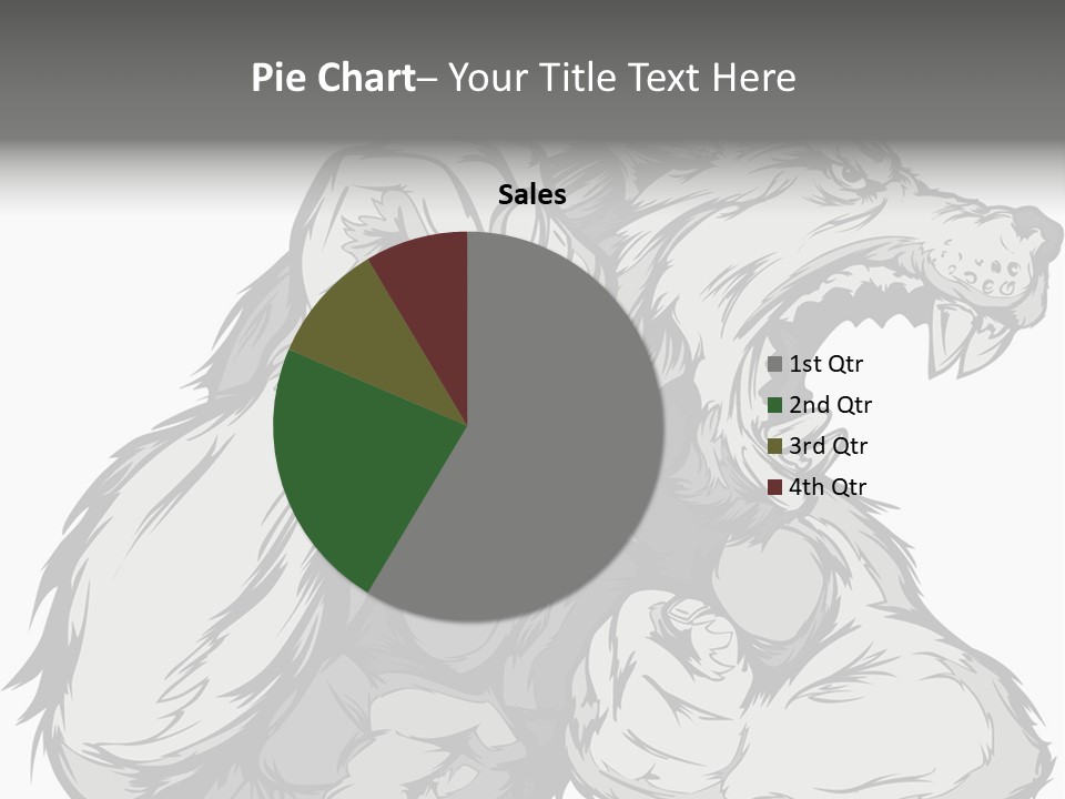 Vector Muscular Teeth PowerPoint Template