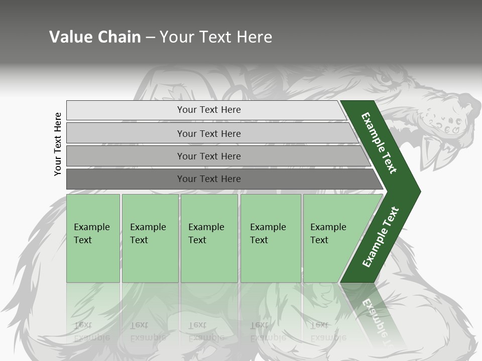 Vector Muscular Teeth PowerPoint Template