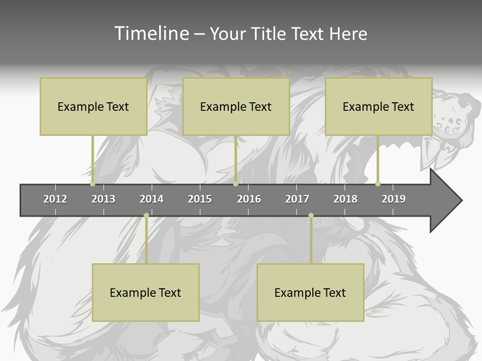 Vector Muscular Teeth PowerPoint Template