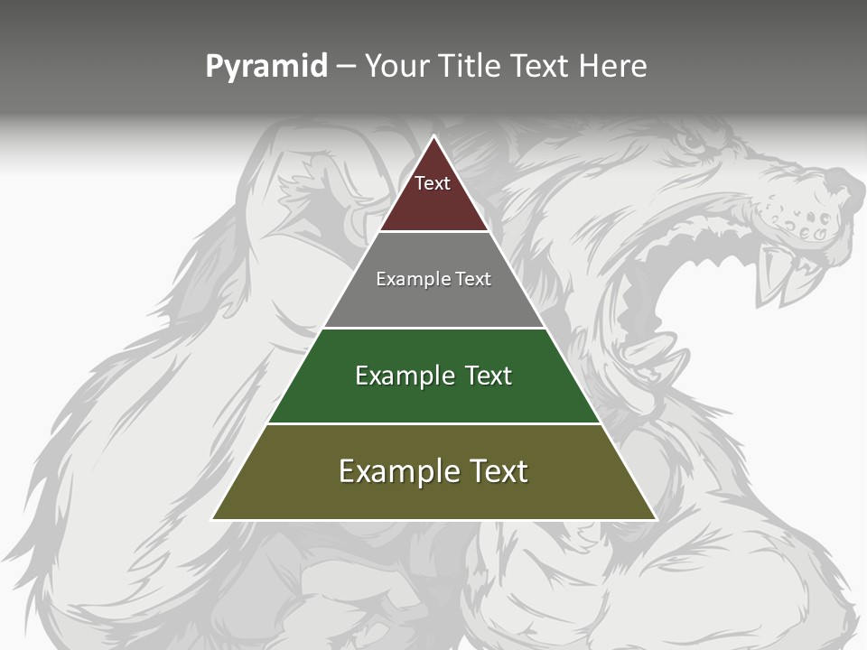 Vector Muscular Teeth PowerPoint Template