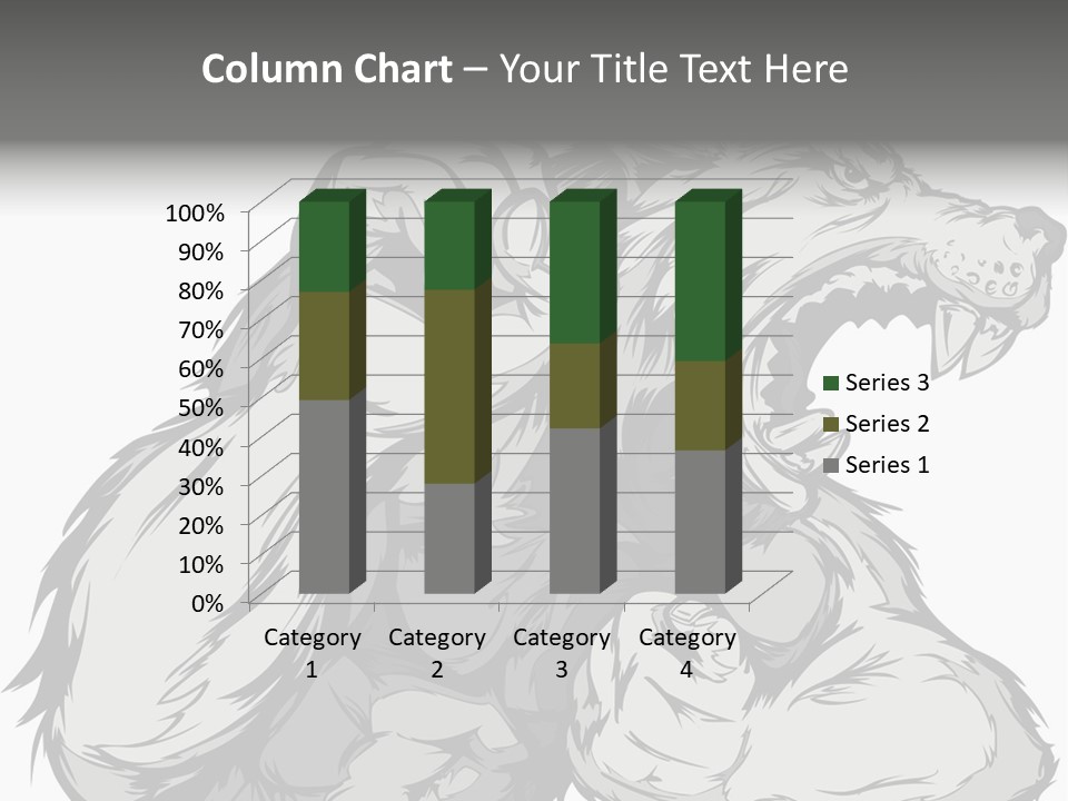 Vector Muscular Teeth PowerPoint Template