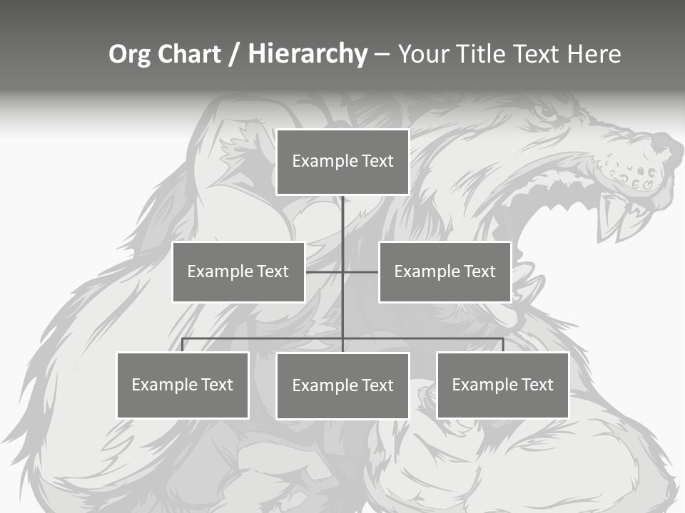 Vector Muscular Teeth PowerPoint Template