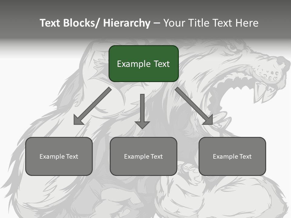 Vector Muscular Teeth PowerPoint Template