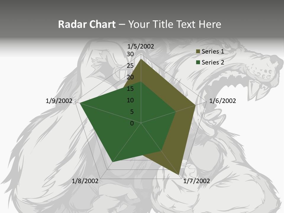 Vector Muscular Teeth PowerPoint Template