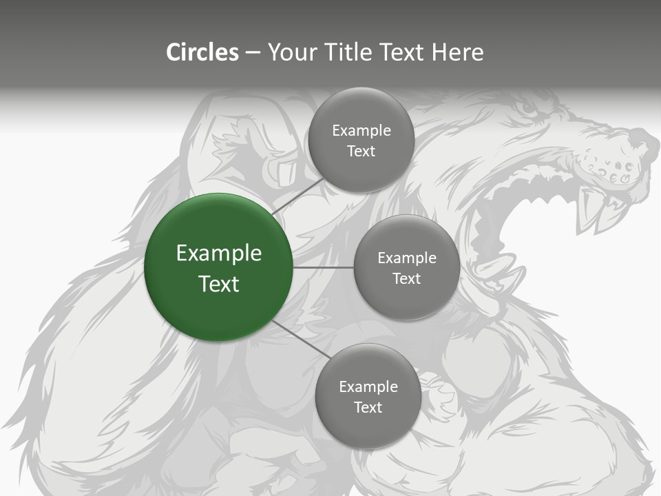 Vector Muscular Teeth PowerPoint Template