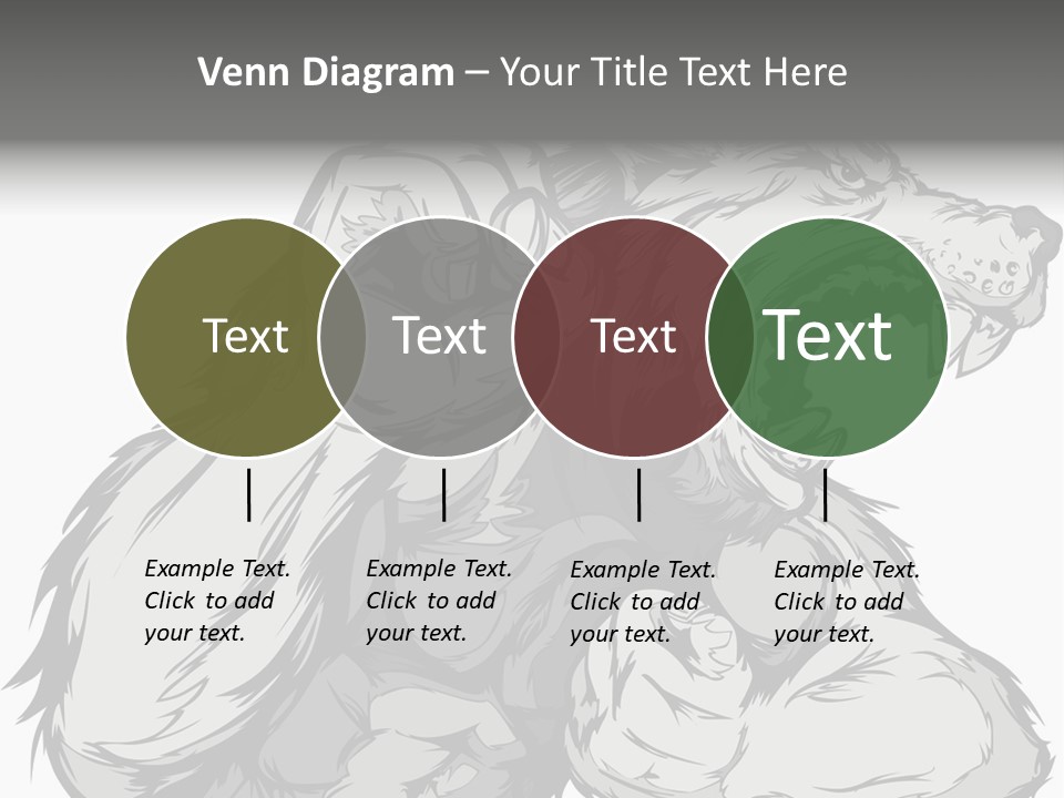 Vector Muscular Teeth PowerPoint Template