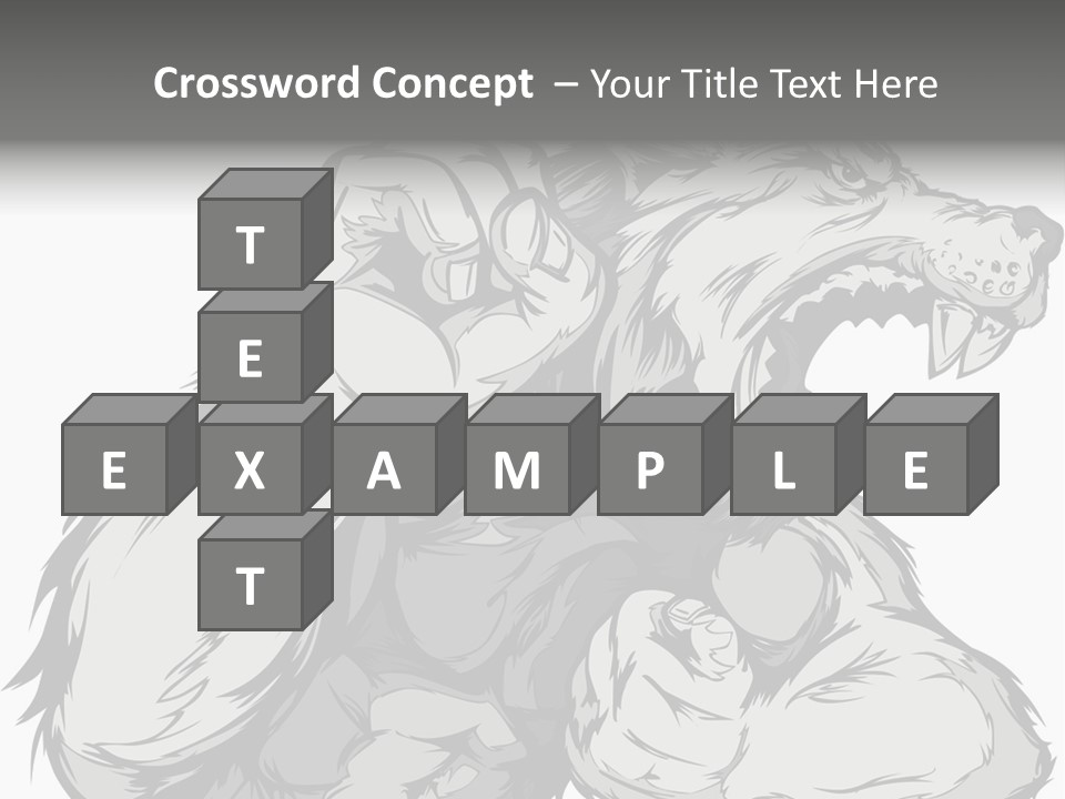 Vector Muscular Teeth PowerPoint Template