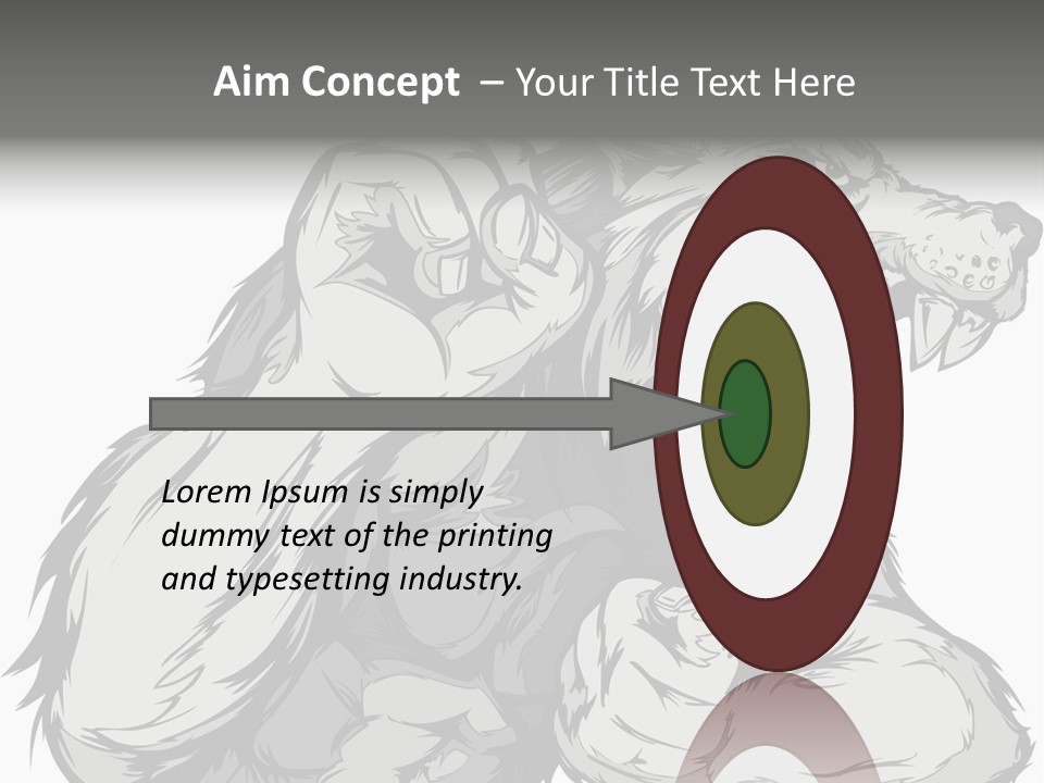 Vector Muscular Teeth PowerPoint Template