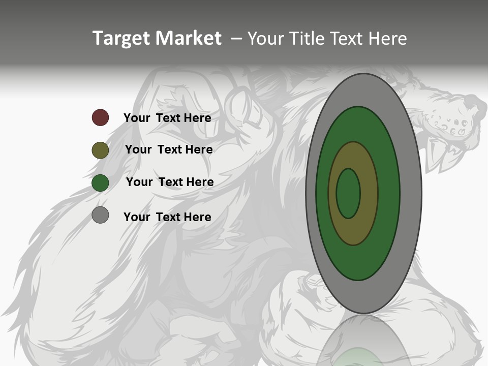 Vector Muscular Teeth PowerPoint Template