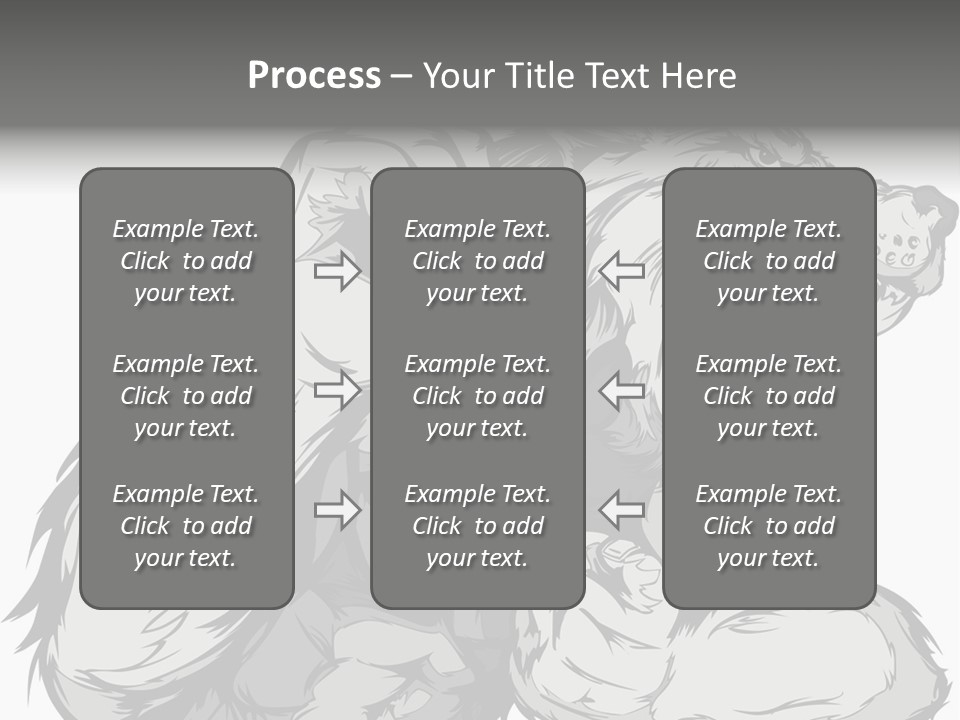 Vector Muscular Teeth PowerPoint Template
