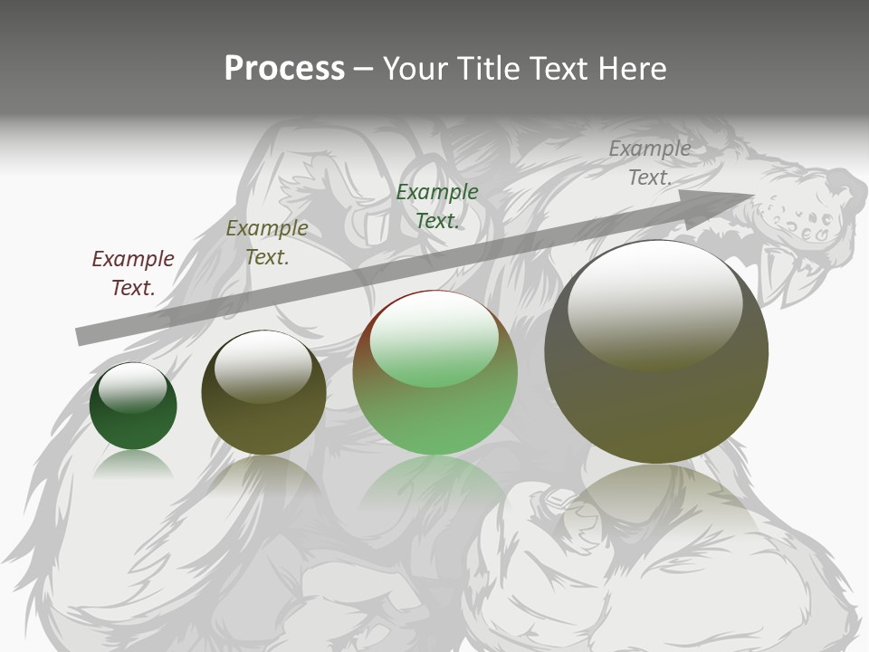 Vector Muscular Teeth PowerPoint Template