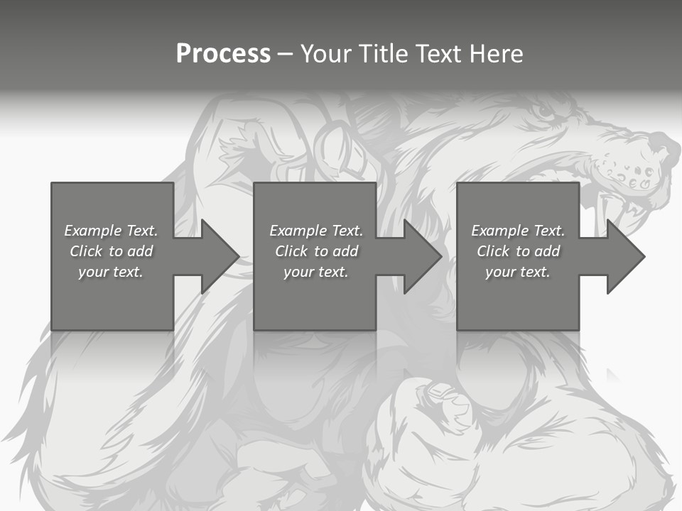 Vector Muscular Teeth PowerPoint Template